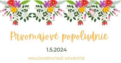 Podujatia na apríl-máj