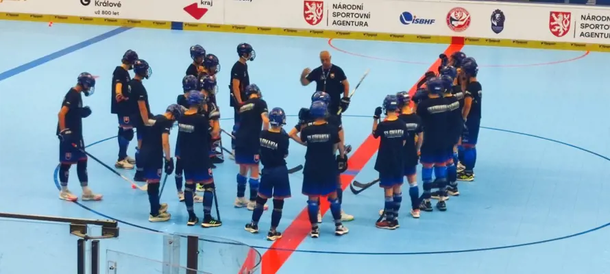 Hokejbalisti do 16 rokov strieborní na MS juniorov